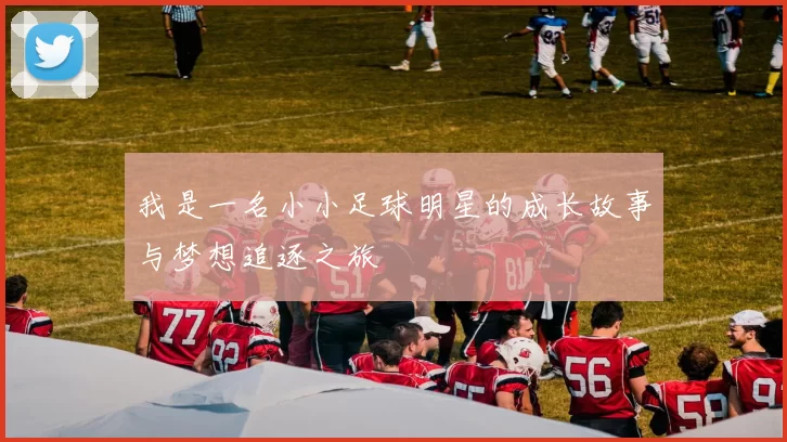 我是一名小小足球明星的成长故事与梦想追逐之旅