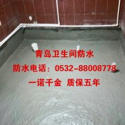 青岛小区卫生间防水案例